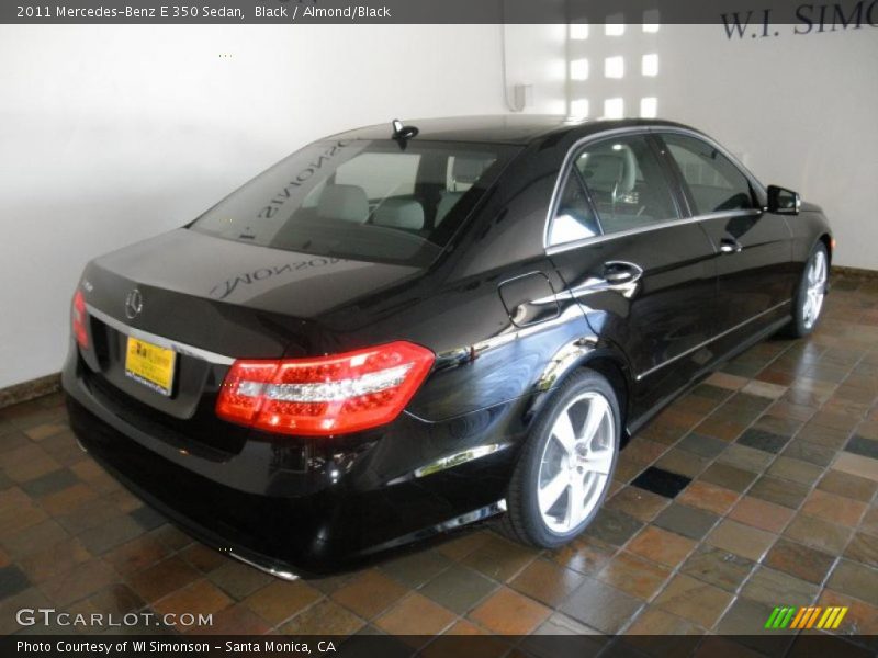 Black / Almond/Black 2011 Mercedes-Benz E 350 Sedan