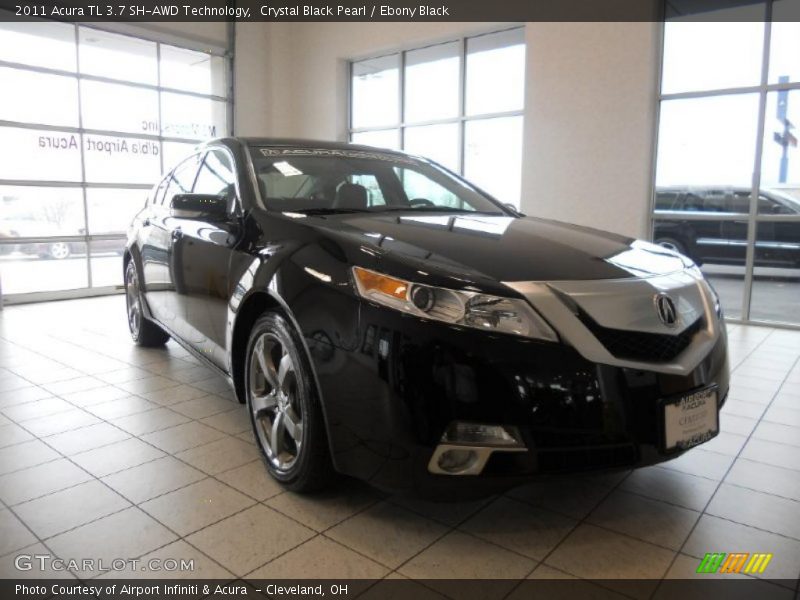 Crystal Black Pearl / Ebony Black 2011 Acura TL 3.7 SH-AWD Technology