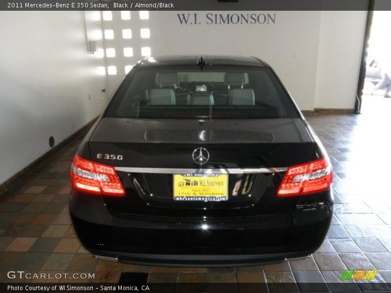 Black / Almond/Black 2011 Mercedes-Benz E 350 Sedan