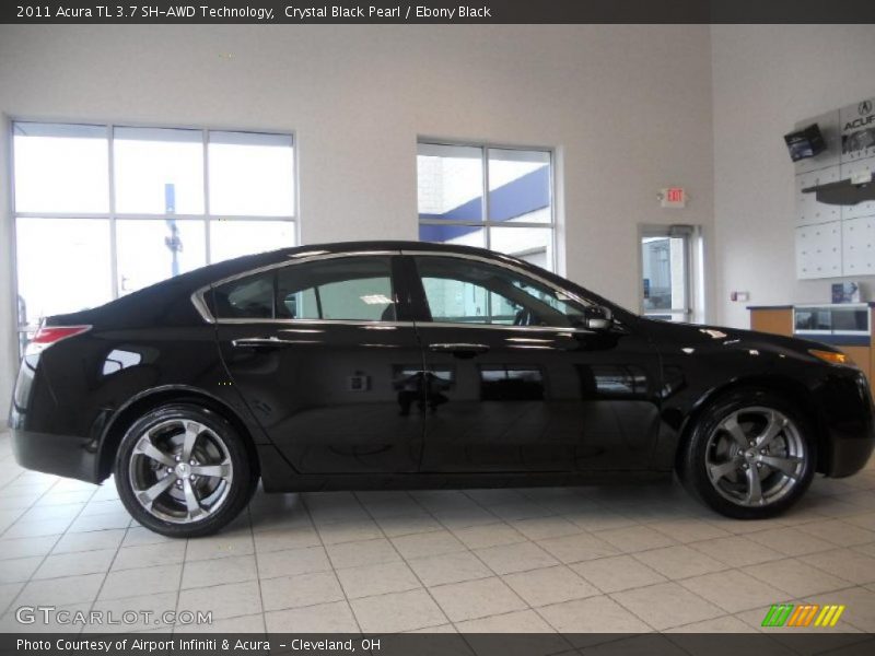 Crystal Black Pearl / Ebony Black 2011 Acura TL 3.7 SH-AWD Technology
