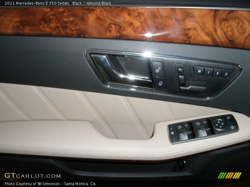 Black / Almond/Black 2011 Mercedes-Benz E 350 Sedan