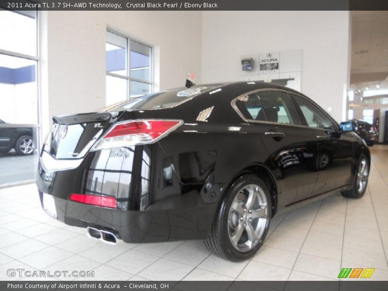 Crystal Black Pearl / Ebony Black 2011 Acura TL 3.7 SH-AWD Technology