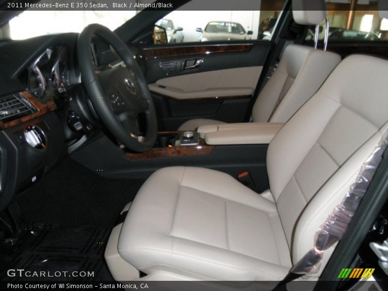Black / Almond/Black 2011 Mercedes-Benz E 350 Sedan