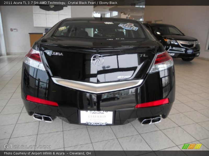 Crystal Black Pearl / Ebony Black 2011 Acura TL 3.7 SH-AWD Technology