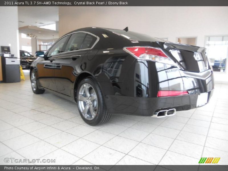 Crystal Black Pearl / Ebony Black 2011 Acura TL 3.7 SH-AWD Technology
