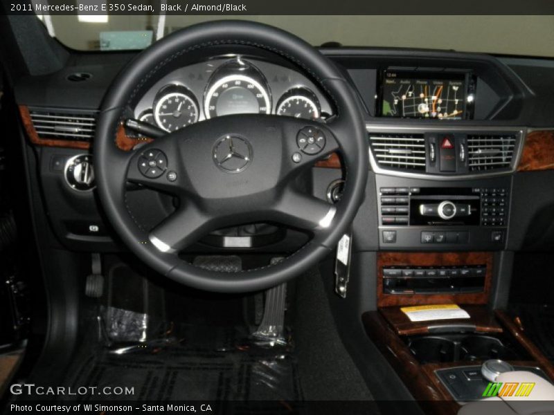 Black / Almond/Black 2011 Mercedes-Benz E 350 Sedan
