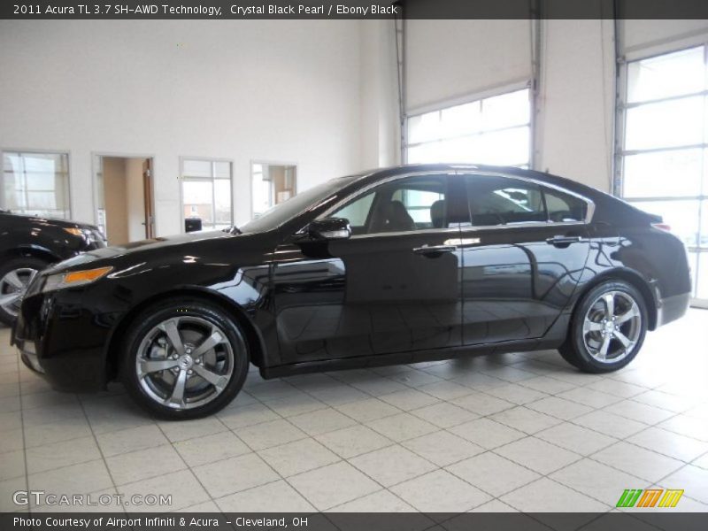 Crystal Black Pearl / Ebony Black 2011 Acura TL 3.7 SH-AWD Technology