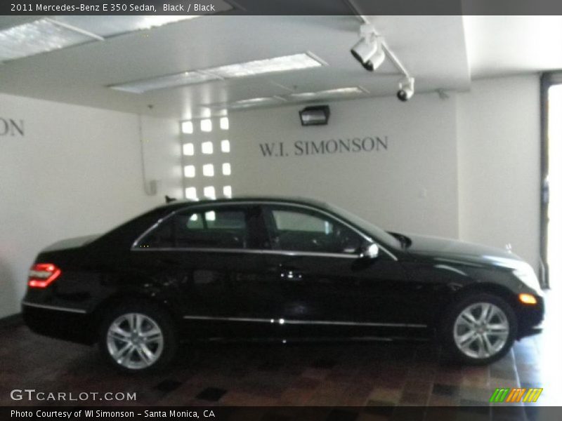 Black / Black 2011 Mercedes-Benz E 350 Sedan