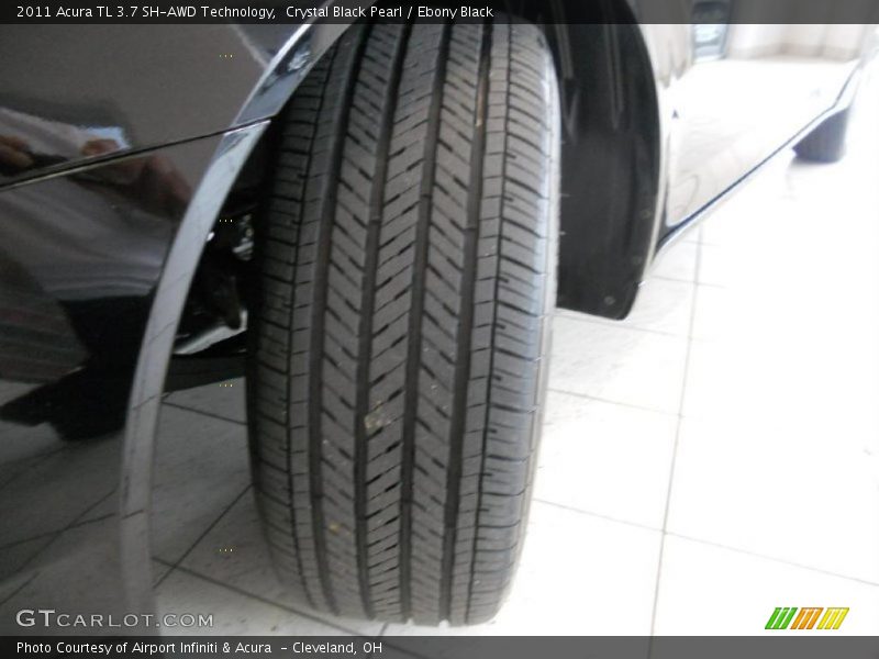 Crystal Black Pearl / Ebony Black 2011 Acura TL 3.7 SH-AWD Technology