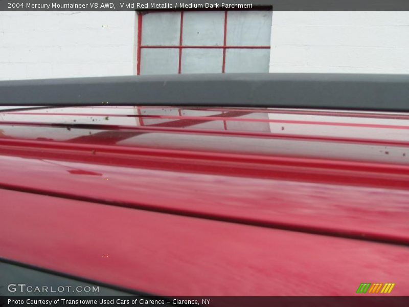 Vivid Red Metallic / Medium Dark Parchment 2004 Mercury Mountaineer V8 AWD