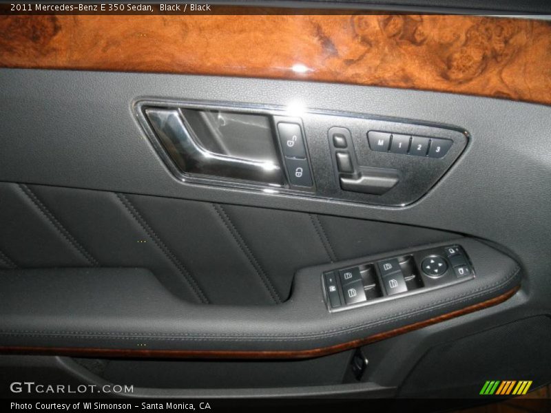 Black / Black 2011 Mercedes-Benz E 350 Sedan