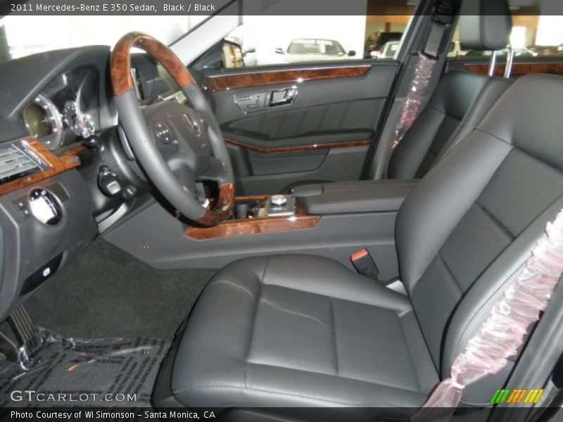 Black / Black 2011 Mercedes-Benz E 350 Sedan