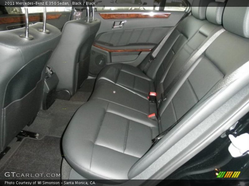 Black / Black 2011 Mercedes-Benz E 350 Sedan