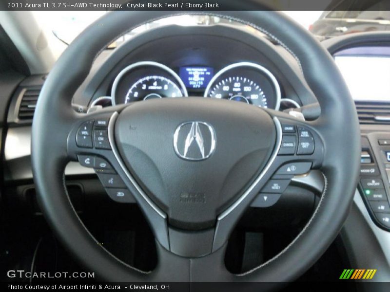 Crystal Black Pearl / Ebony Black 2011 Acura TL 3.7 SH-AWD Technology