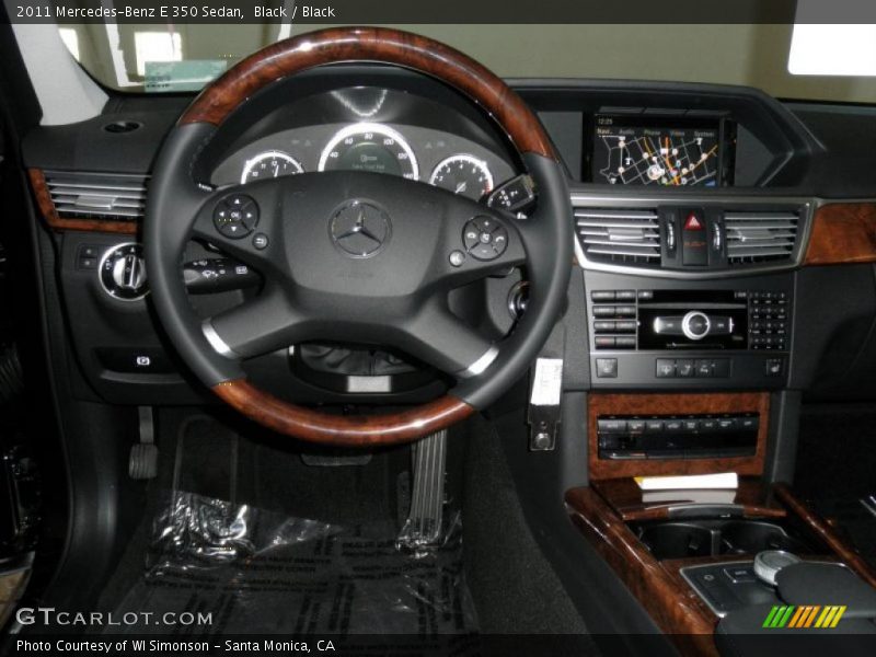 Black / Black 2011 Mercedes-Benz E 350 Sedan
