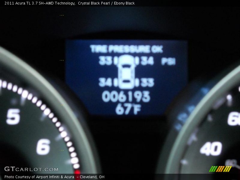 Crystal Black Pearl / Ebony Black 2011 Acura TL 3.7 SH-AWD Technology