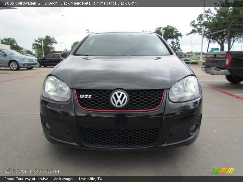 Black Magic Metallic / Interlagos Black Cloth 2009 Volkswagen GTI 2 Door