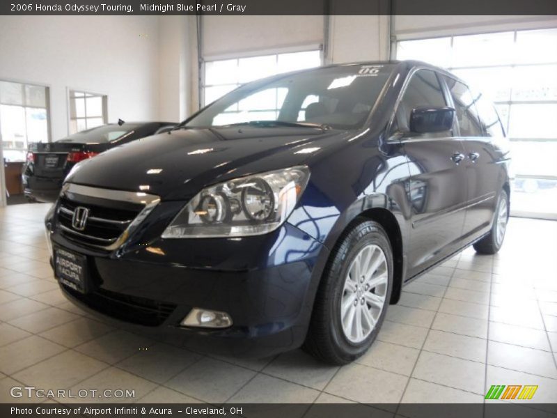 Midnight Blue Pearl / Gray 2006 Honda Odyssey Touring