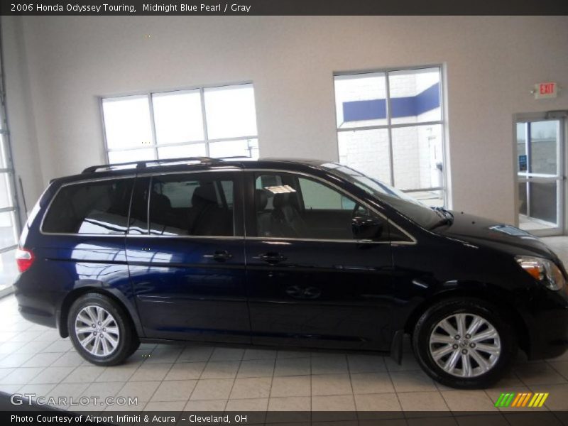Midnight Blue Pearl / Gray 2006 Honda Odyssey Touring