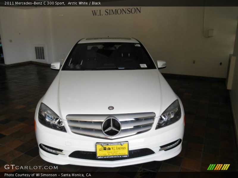 Arctic White / Black 2011 Mercedes-Benz C 300 Sport