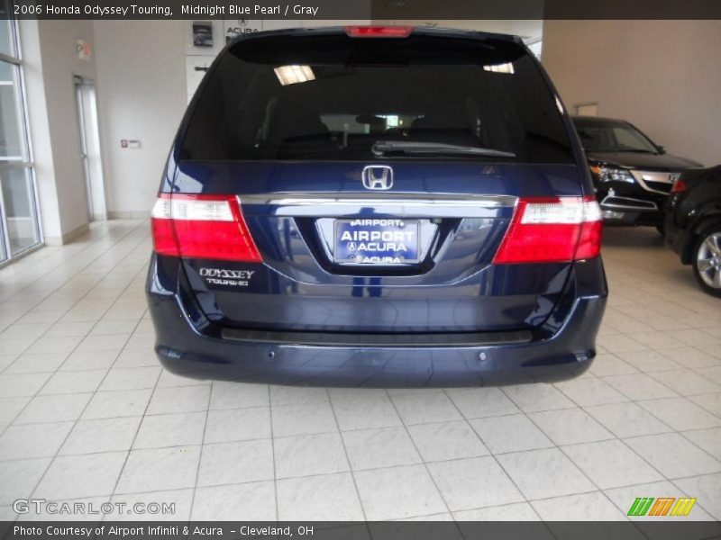 Midnight Blue Pearl / Gray 2006 Honda Odyssey Touring