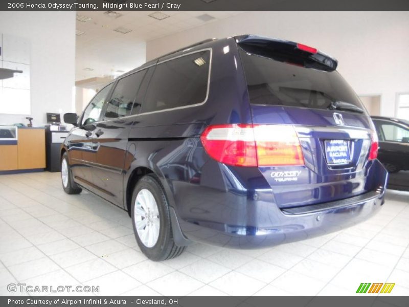 Midnight Blue Pearl / Gray 2006 Honda Odyssey Touring