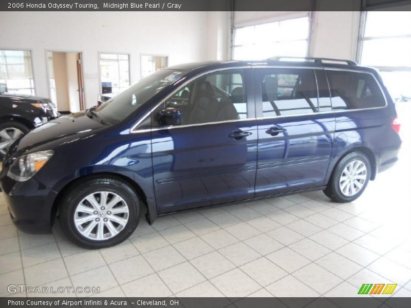 Midnight Blue Pearl / Gray 2006 Honda Odyssey Touring