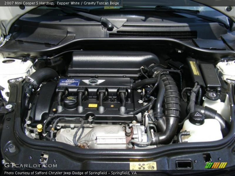 Pepper White / Gravity Tuscan Beige 2007 Mini Cooper S Hardtop