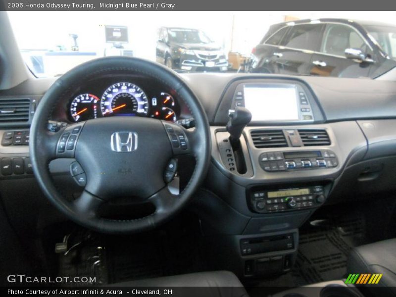 Midnight Blue Pearl / Gray 2006 Honda Odyssey Touring
