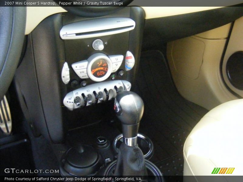 Pepper White / Gravity Tuscan Beige 2007 Mini Cooper S Hardtop