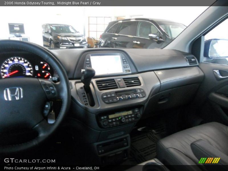Midnight Blue Pearl / Gray 2006 Honda Odyssey Touring