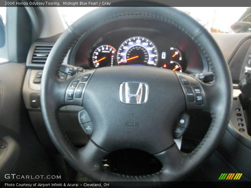 Midnight Blue Pearl / Gray 2006 Honda Odyssey Touring