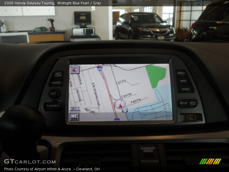 Midnight Blue Pearl / Gray 2006 Honda Odyssey Touring