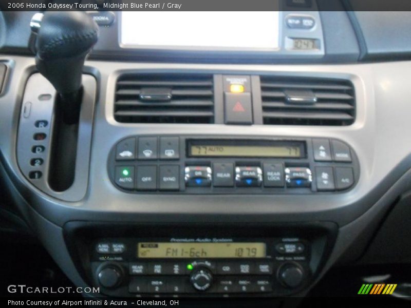 Midnight Blue Pearl / Gray 2006 Honda Odyssey Touring