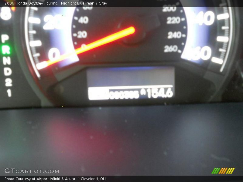 Midnight Blue Pearl / Gray 2006 Honda Odyssey Touring