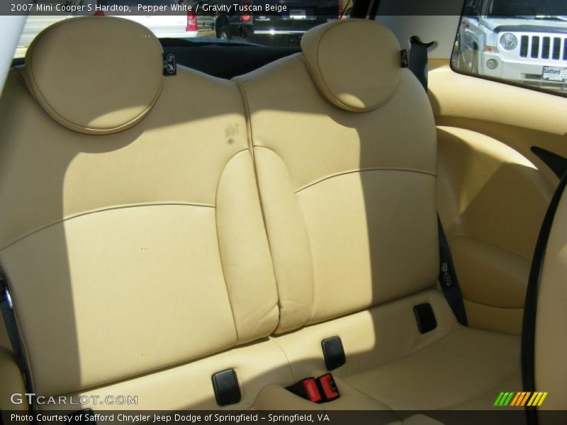 Pepper White / Gravity Tuscan Beige 2007 Mini Cooper S Hardtop