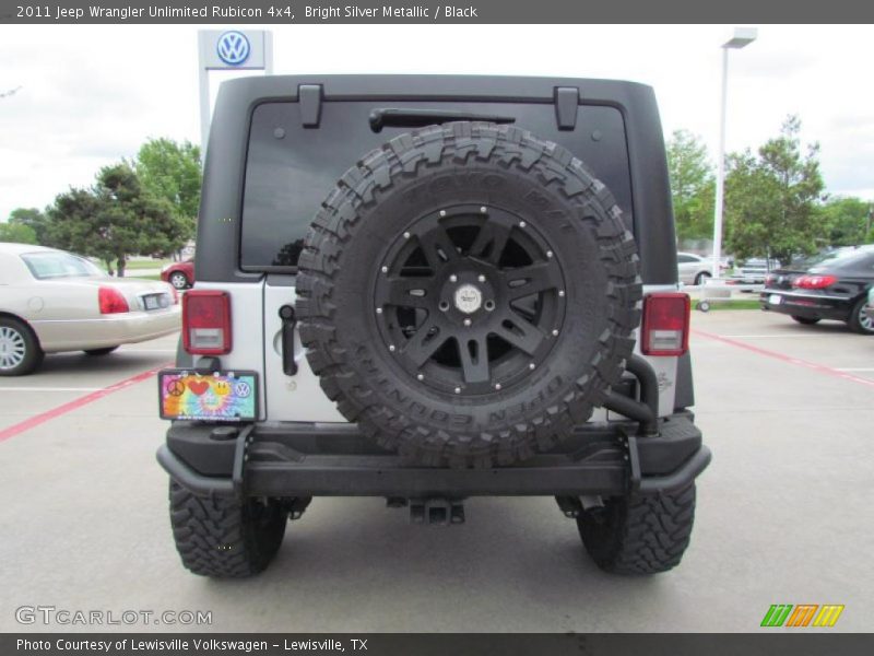 Bright Silver Metallic / Black 2011 Jeep Wrangler Unlimited Rubicon 4x4