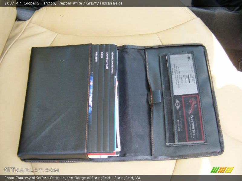 Pepper White / Gravity Tuscan Beige 2007 Mini Cooper S Hardtop
