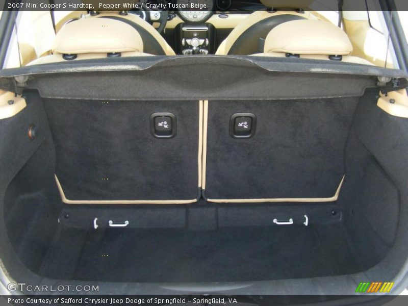Pepper White / Gravity Tuscan Beige 2007 Mini Cooper S Hardtop