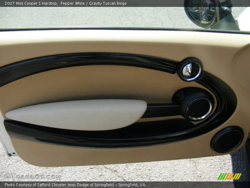 Pepper White / Gravity Tuscan Beige 2007 Mini Cooper S Hardtop
