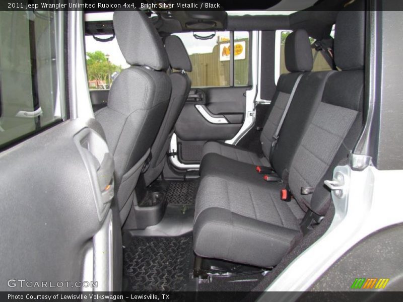 Bright Silver Metallic / Black 2011 Jeep Wrangler Unlimited Rubicon 4x4