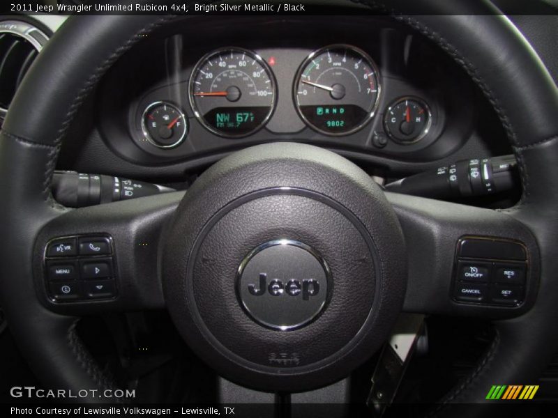  2011 Wrangler Unlimited Rubicon 4x4 Steering Wheel