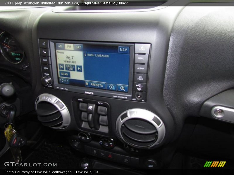 Bright Silver Metallic / Black 2011 Jeep Wrangler Unlimited Rubicon 4x4