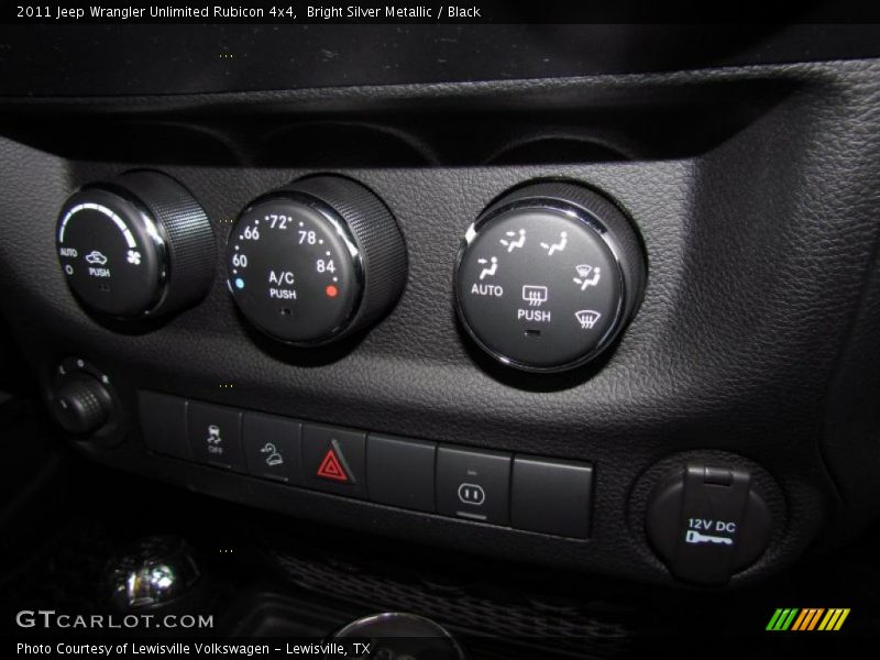 Bright Silver Metallic / Black 2011 Jeep Wrangler Unlimited Rubicon 4x4