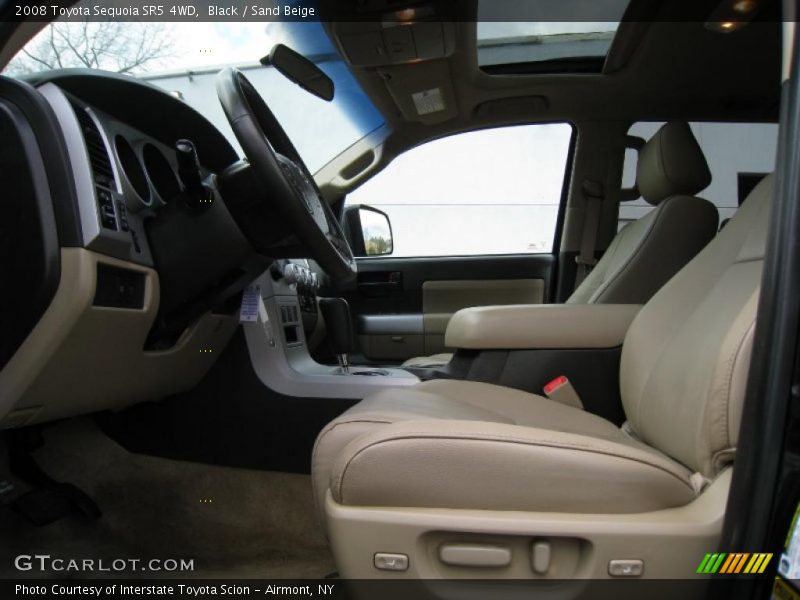 Black / Sand Beige 2008 Toyota Sequoia SR5 4WD