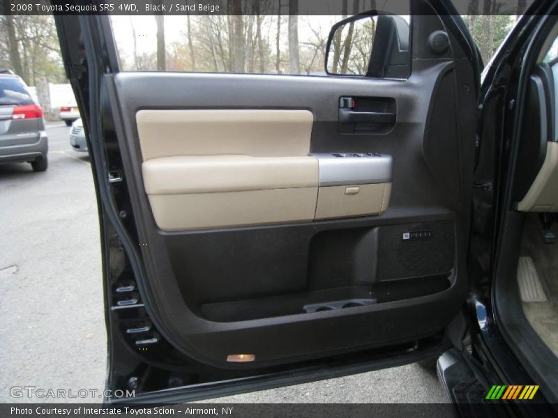 Black / Sand Beige 2008 Toyota Sequoia SR5 4WD
