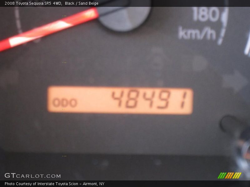 Black / Sand Beige 2008 Toyota Sequoia SR5 4WD