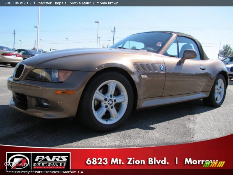 Impala Brown Metallic / Impala Brown 2000 BMW Z3 2.3 Roadster