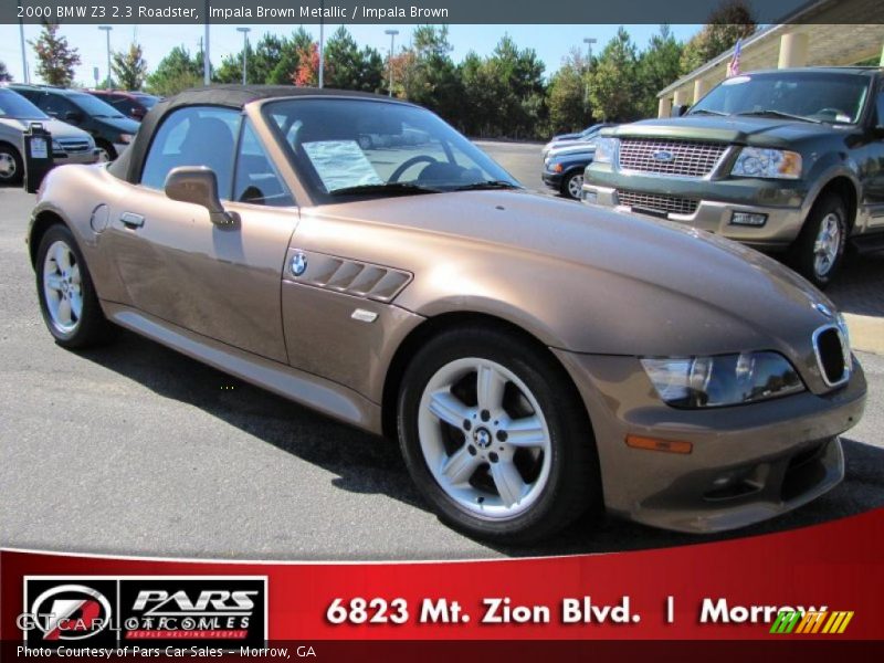 Impala Brown Metallic / Impala Brown 2000 BMW Z3 2.3 Roadster