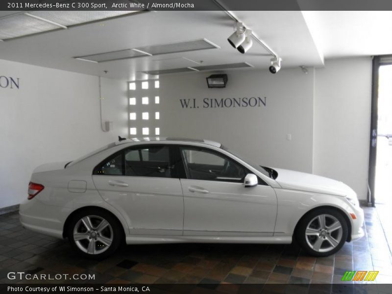 Arctic White / Almond/Mocha 2011 Mercedes-Benz C 300 Sport